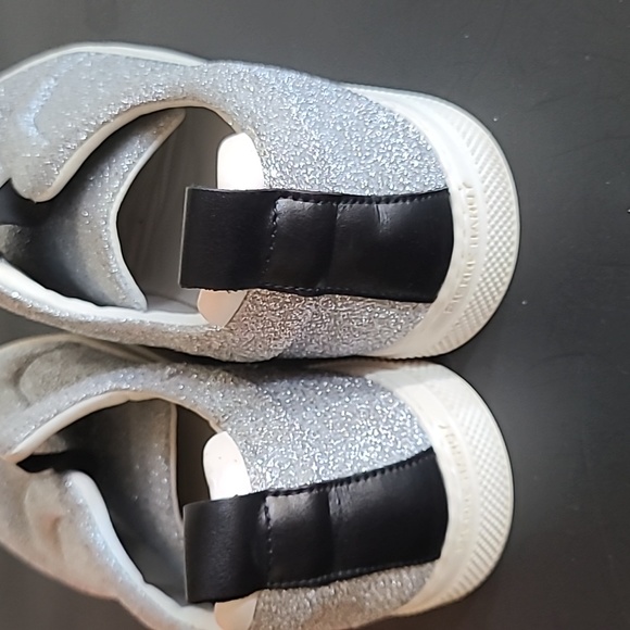 Pierre Hardy Lightly used Metallic Silver Glitter slip on Sneakers - Picture 2 of 4